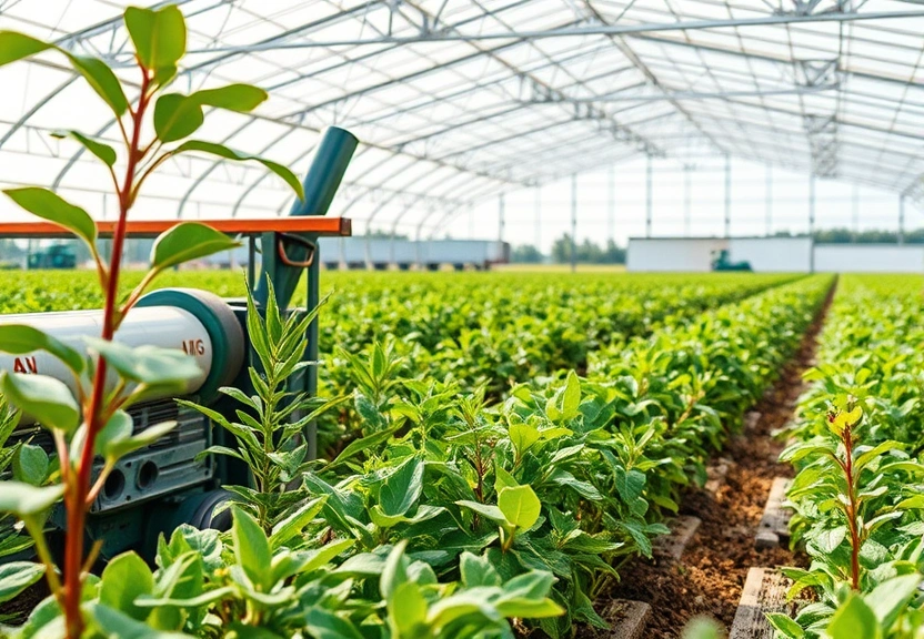 Representação visual: Gestão eficiente de máquinas agrícolas