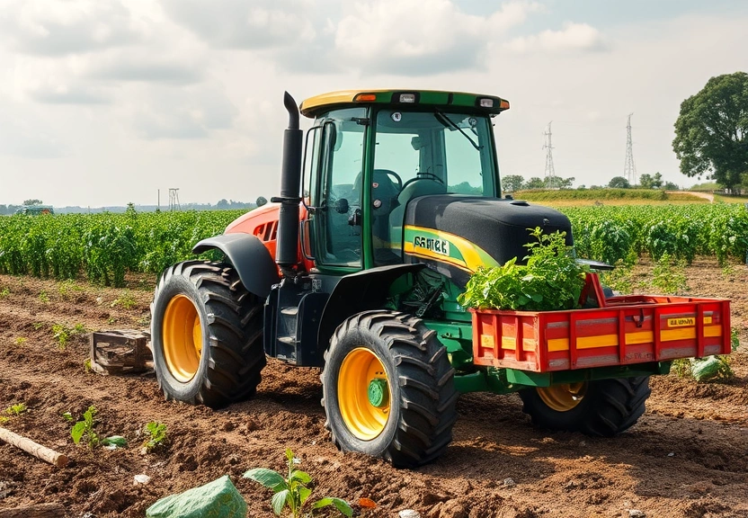 Representação visual: Equipamentos agrícolas indispensáveis para pequenas propriedades