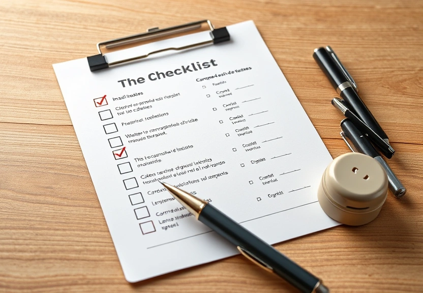Representação visual: Checklist completo para revisão de tratores